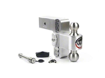 Weigh Safe 180 Hitch 6in Drop Hitch & 3in Shank - LTB6-3-KA