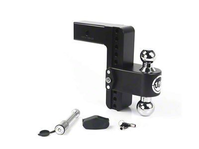 Weigh Safe 180 Hitch 8in Drop Hitch & 2.5in Shank - CTB8-2.5-KA-CER-BLA