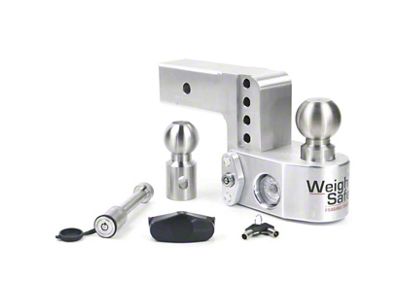 Weigh Safe 4in Drop Hitch w/Built-in Scale & 2.5in Shank - WS4-2.5-KA