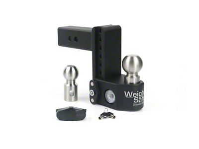 Weigh Safe 6in Drop Hitch w/Built-in Scale & 2.5in Shank - SWS6-2.5