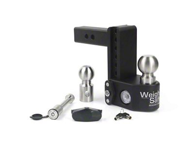 Weigh Safe 6in Drop Hitch w/Built-in Scale & 2in Shank - SWS6-2-KA