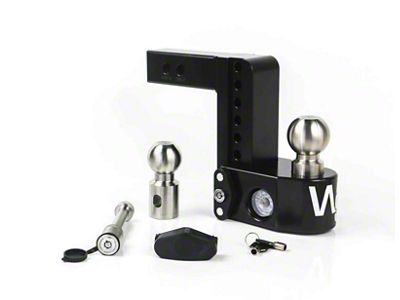 Weigh Safe 6in Drop Hitch w/Built-in Scale & 2in Shank - 6-2-KA-CER-BLA