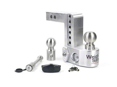 Weigh Safe 6in Drop Hitch w/Built-in Scale & 2in Shank - WS6-2-KA
