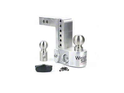 Weigh Safe 6in Drop Hitch w/Built-in Scale & 2in Shank - 6-2