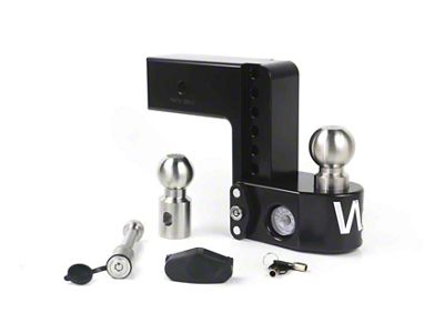 Weigh Safe 6in Drop Hitch w/Built-in Scale & 3in Shank - 6-3-KA-CER-BLA