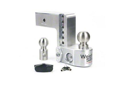 Weigh Safe 6in Drop Hitch w/Built-in Scale & 3in Shank