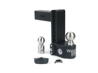 Weigh Safe 8in Drop Hitch w/Built-in Scale & 2.5in Shank - SWS8-2.5
