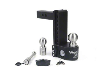 Weigh Safe 8in Drop Hitch w/Built-in Scale & 2in Shank - SWS8-2-KA