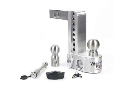 Weigh Safe 8in Drop Hitch w/Built-in Scale & 2in Shank - 8-2-KA