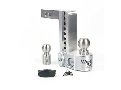 Weigh Safe 8in Drop Hitch w/Built-in Scale & 2in Shank