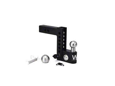 Weigh Safe Aero Hitch 4in Drop Hitch & 2in Shank