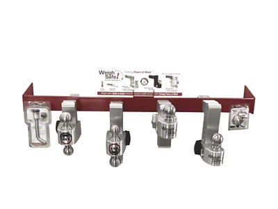 Weigh Safe End Cap POP Display Stand - Red - WSPOP-EC
