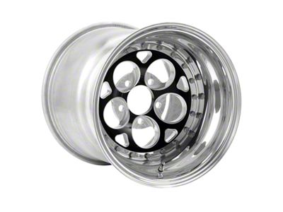 Weld Racing Magnum III Black Center with Polished Shell Wheel; 15x8; -25mm Offset