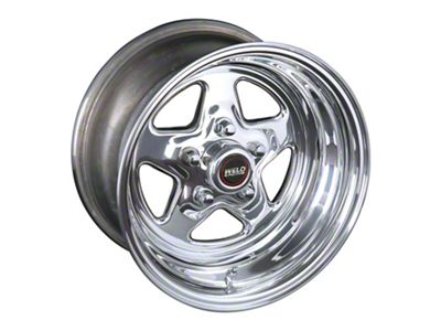 Weld Racing Prostar Polished Wheel; 15x3.5; -22mm Offset; 5x114.3mm Bolt Pattern; 80.772mm Hub Bore