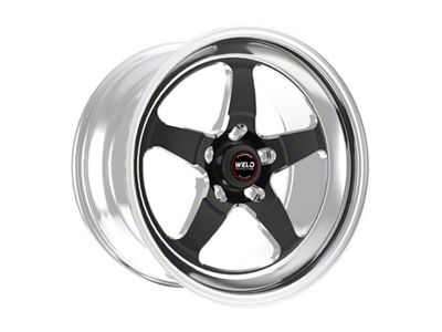 Weld Racing RTS S71 Black Center with Polished Shell Wheel; 17x10; 43mm Offset