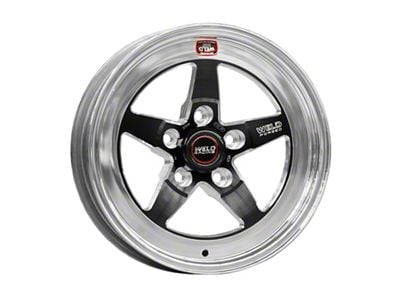 Weld Racing RTS S71 Black Center with Polished Shell Wheel; 15x8.3; 22mm Offset
