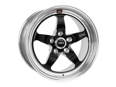 Weld Racing RTS S71 Black Anodized Wheel; 17x10; 0mm Offset; 5x120.65mm Bolt Pattern; 80.772mm Hub Bore