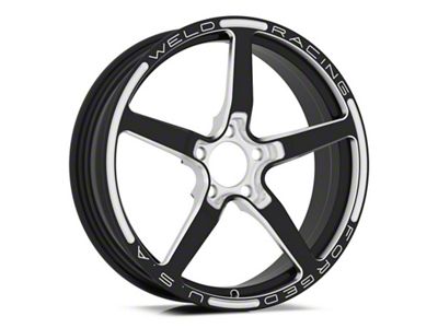 Weld Racing Alumastar Gloss Black Milled Wheel; 18x6; -20mm Offset