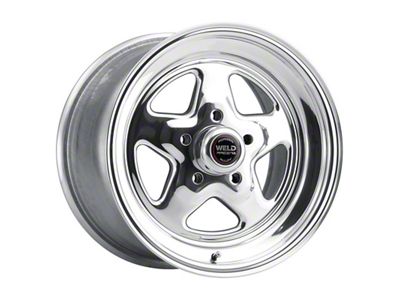 Weld Racing Prostar Polished Wheel; 15x7.25; 38mm Offset; 5x120.65mm Bolt Pattern; 80.772mm Hub Bore