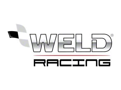 WELD Street Performance Laguna 6 Drag Gloss Black Milled Wheel; 20x10; 38mm Offset