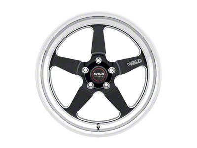 WELD Street Performance Ventura 6 Gloss Black Milled Wheel; 20x9.5; 28mm Offset; 6x139.7mm Bolt Pattern; 106.10mm Hub Bore