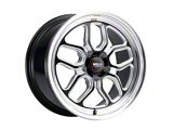 WELD Street Performance Laguna Drag Gloss Black Milled Wheel; 17x10; 30mm Offset; 5x115mm Bolt Pattern; 78.10mm Hub Bore 