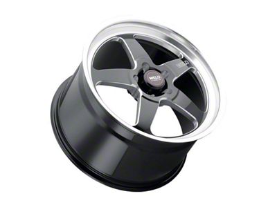 WELD Street Performance Ventura Drag Gloss Black Milled Wheel; 20x10.5; 38mm Offset; 5x127mm Bolt Pattern; 71.50mm Hub Bore