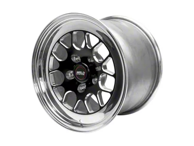 Weld Racing RTS S77 Black Center with Polished Shell Wheel; 15x9; 38mm Offset