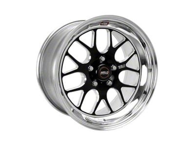 Weld Racing RTS S77 Black Center with Polished Shell Wheel; 17x10.5; 52mm Offset