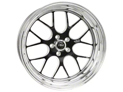 Weld Racing RTS S77 Black Anodized Wheel; 20x7; 8mm Offset