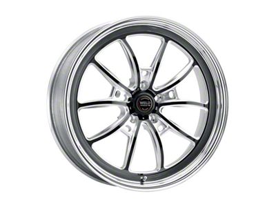 Weld Racing RTS S80 Black Center with Polished Shell Wheel; 20x7; 8mm Offset