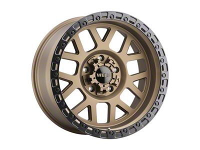 Weld Off-Road Cinch Satin Bronze Wheel; 17x10; -25mm Offset