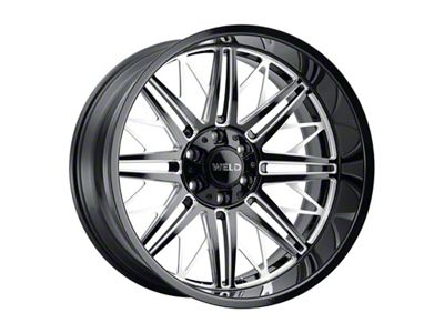 Weld Off-Road Cascade Gloss Black Milled Wheel; 22x12; -44mm Offset