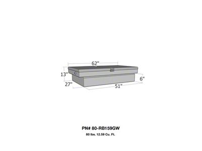 Westin Gull Wing Lid Mid Size / Down Size LB - 80-RB159GW