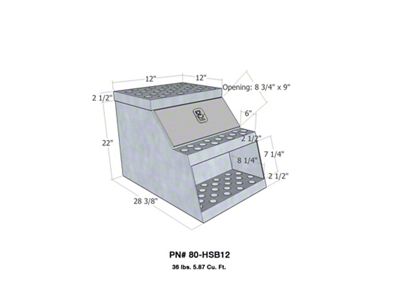 Westin Brute HD Step Box 12in HD Step Box 12in - 80-HSB12