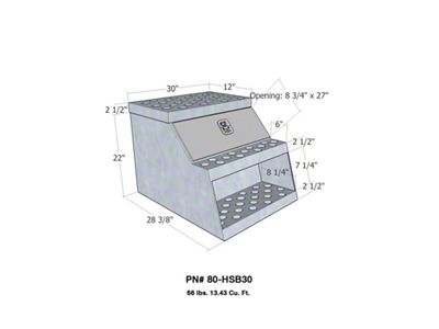 Westin Brute HD Step Box 30in HD Step Box 30in - 80-HSB30