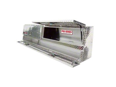 Westin Contractor TopSider 88in w/ Doors - Aluminum - 80-TBS200-88D