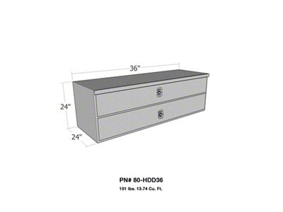 Westin HD Under Body 24in x 36in w/Top & Bottom - 80-HDD36