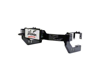Westin MAX Winch Tray License Plate Bracket - Black - 46-20055