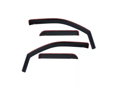 Westin 2009-2018 Dodge/Ram Quad Cab Wade In-Channel Wind Deflector 4pc - 72-35403