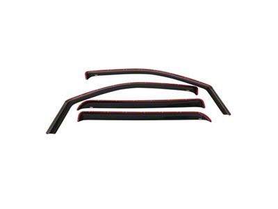 Westin 2004-2012 Chevy/GMC/Isuzu Colorado/Canyon Crew Cab Wade In-Channel Wind Deflector - 72-39485