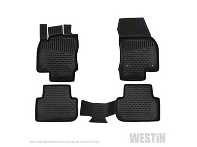 Westin 2017-2018 Volkswagen Tiguan Profile Floor Liners 5pc - Black - 74-42-51016