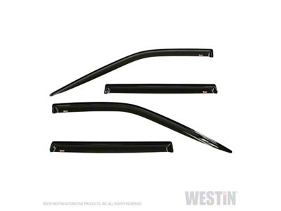 Westin 2018-2019 Ford Expedition Wade Slim Wind Deflector 4pc - 72-37448