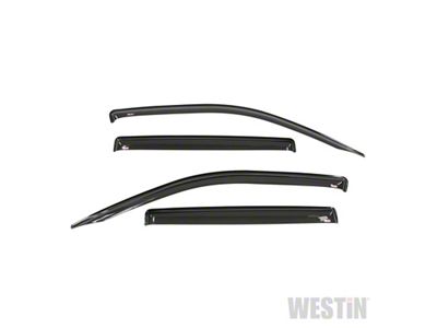 Westin 2017 Honda Ridgeline Wade Slim Wind Deflector 4pc - 72-44480