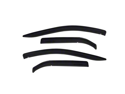 Westin 2006-2011 Honda Civic Sedan Wade Slim Wind Deflector 4pc - Smoke
