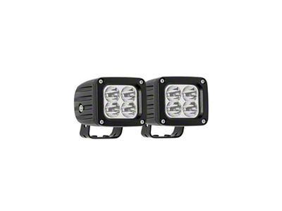 Race Sport Lighting Black Quadrant LED Aux Light - 09-12252B-PR