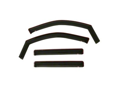Westin 15-18 Chevy/GMC/Cadillac Suburban/Yukon/Escalade Wade In-Channel Wind Deflector 4pc - Smoke