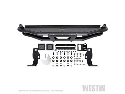 Westin 15-22 Chevrolet Colorado Outlaw Rear Bumper - Textured Black - 58-81055
