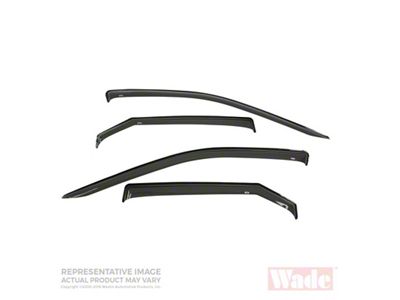Westin 2001-2010 Chrysler PT Cruiser Wade Slim Wind Deflector 4pc - 72-35406