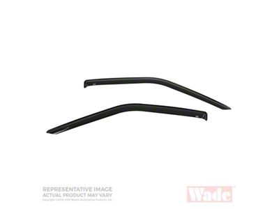 Westin 2005-2010 Chevrolet Cobalt 2dr Wade Slim Wind Deflector 2pc - 72-39476